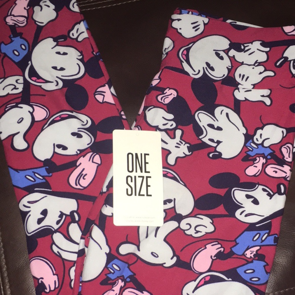 LulaRoe Mickey OS Leggings